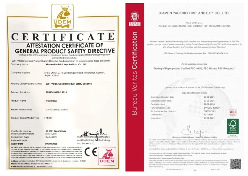 Certifications Certifications