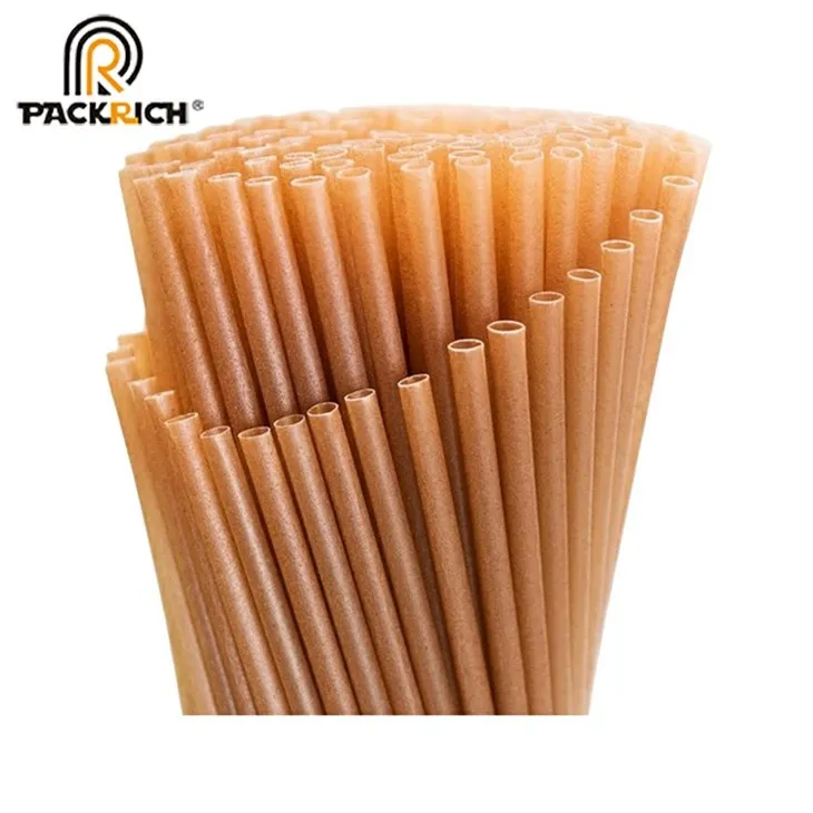 Sugarcane bagasse straw