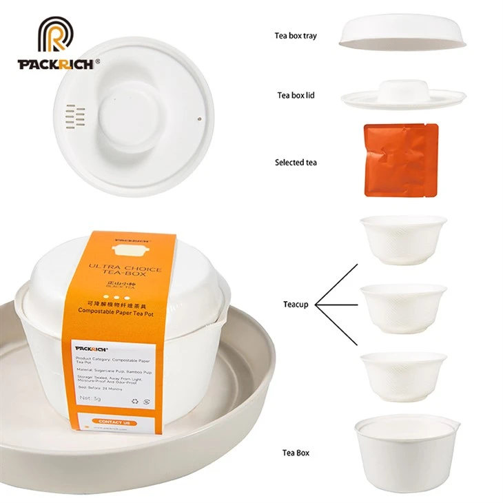 disposable tea set
